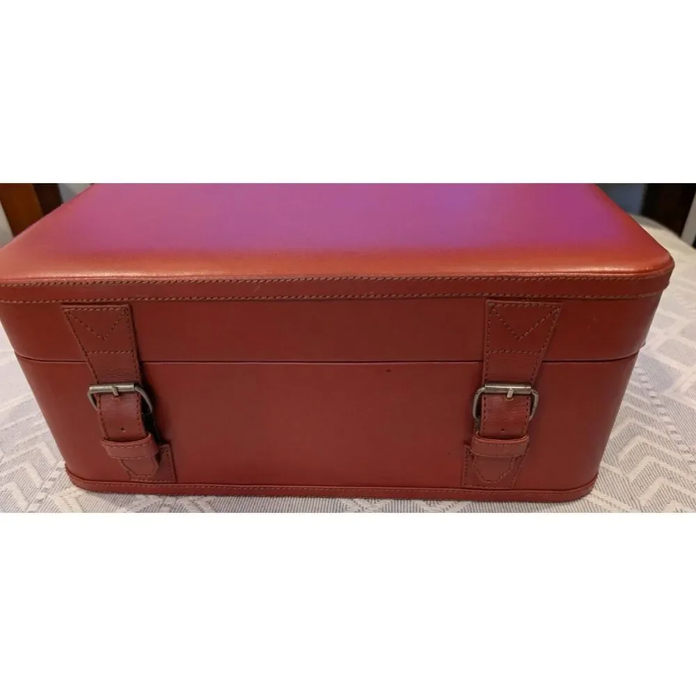 Pottery Barn Leather Bar Kit • Travel Case w/ Tools • Cocktail Set